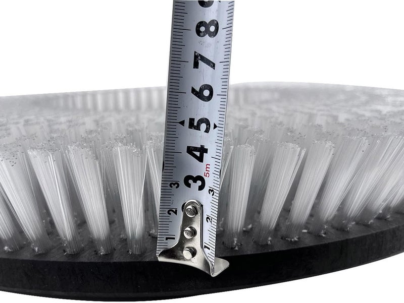 eLifecenter Universal 1 Piece 21 Inch Diameter Rotary Scrub Brush fit for Commercial Floor Scrubber Machine-Medium Brush(508mm) White - Image 5